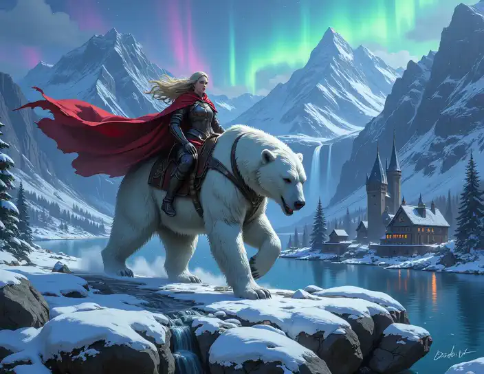 Arctic Warrior Queen 🐻‍❄️ Last night I had a dream