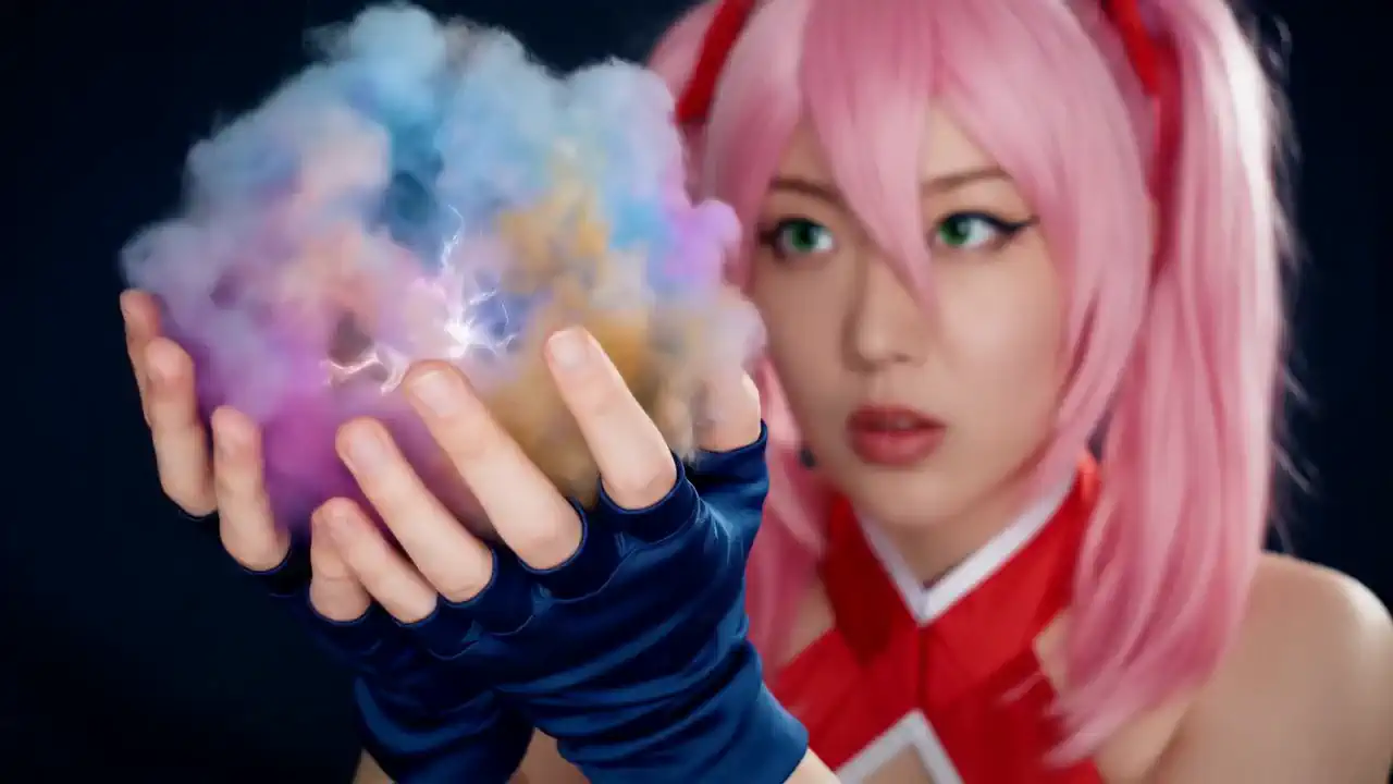 Sakura Haruno  eat the lightning! 🤩