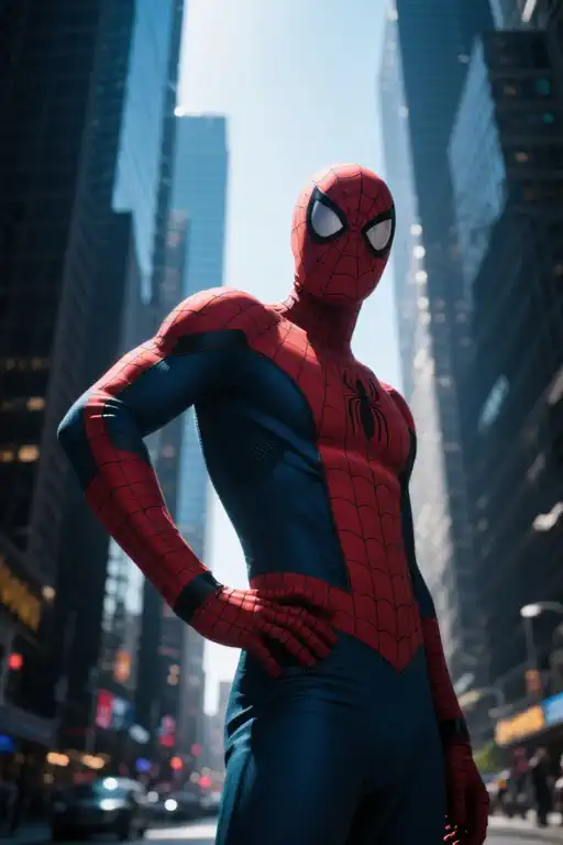 It's very fast and comically violently dances