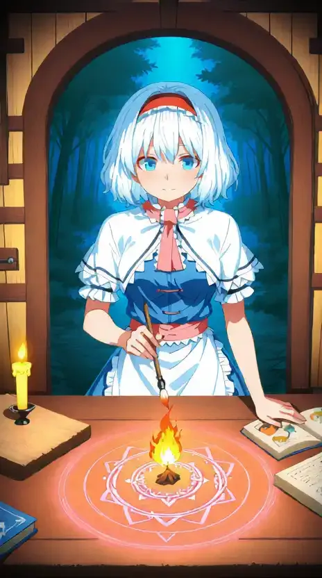 Magical Forest Doll Night Work