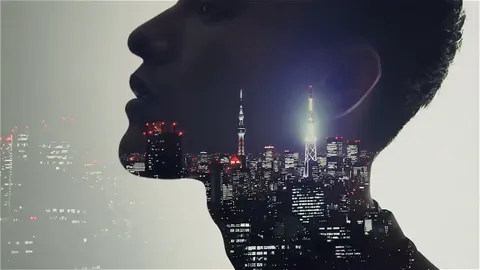 都市のシルエット