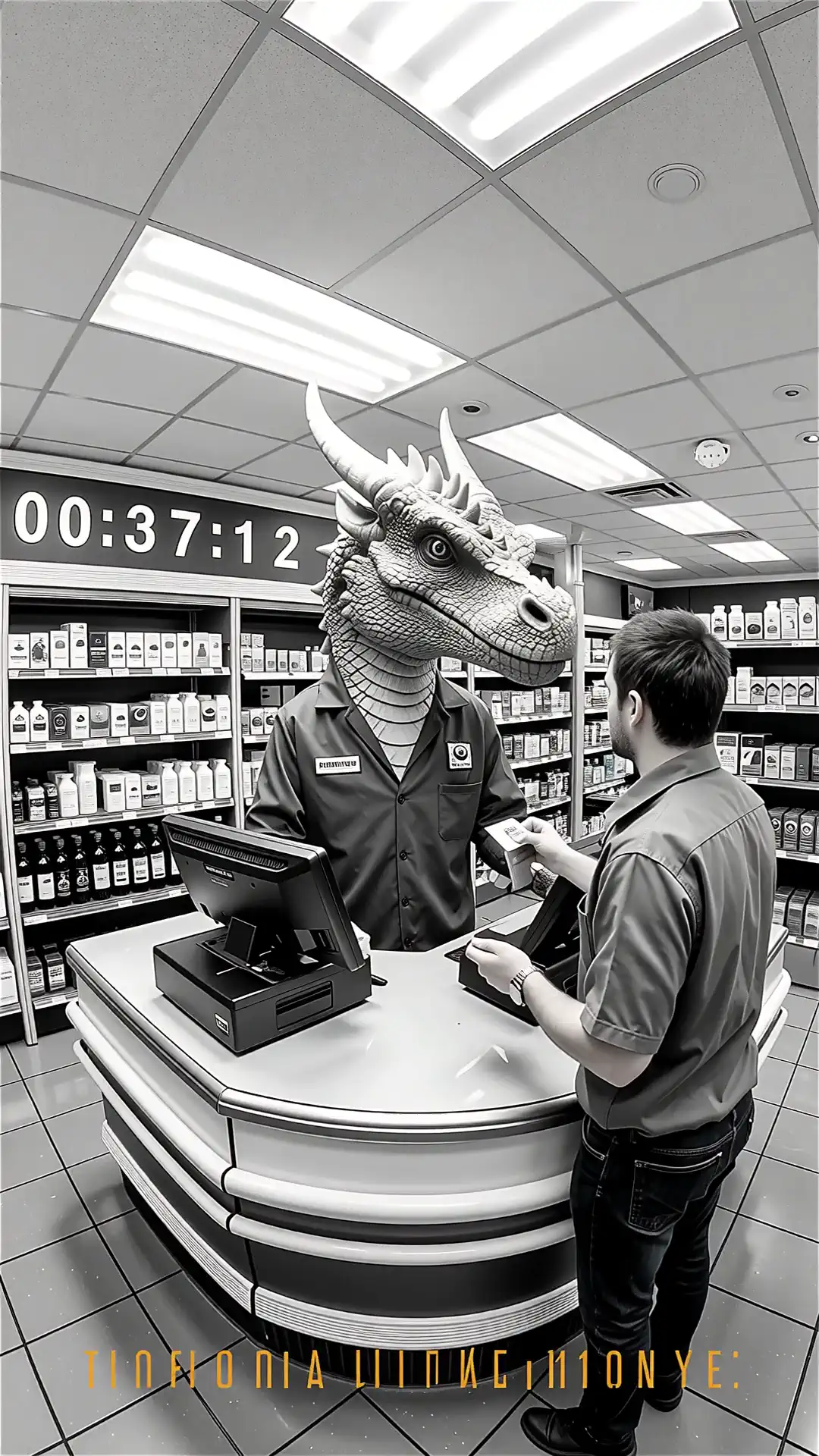 気怠いコンビニアルバイトさん。