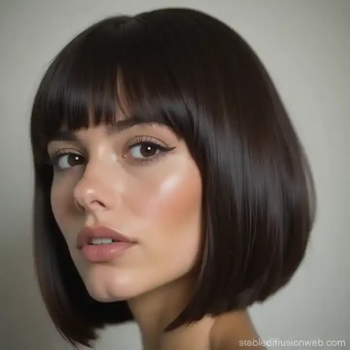 A-line bob haircut
