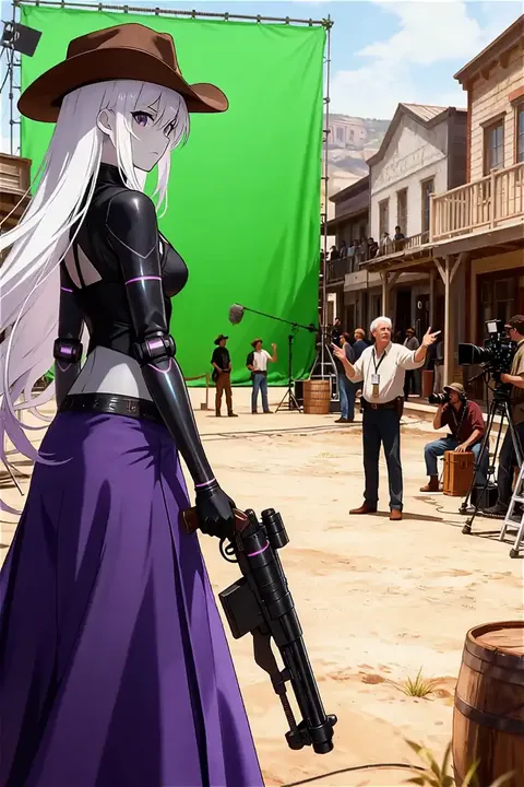 On Set, Western Epic...[🎬 Gallery]