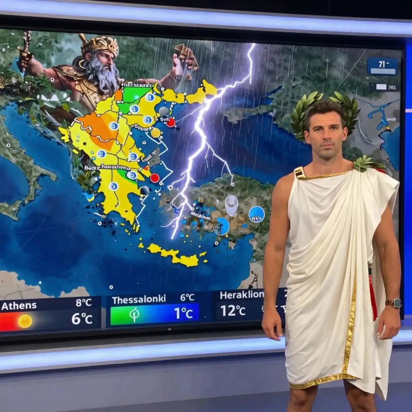 Video and Sound of Ancient Greek Forecasts the Weather! ⚡️
