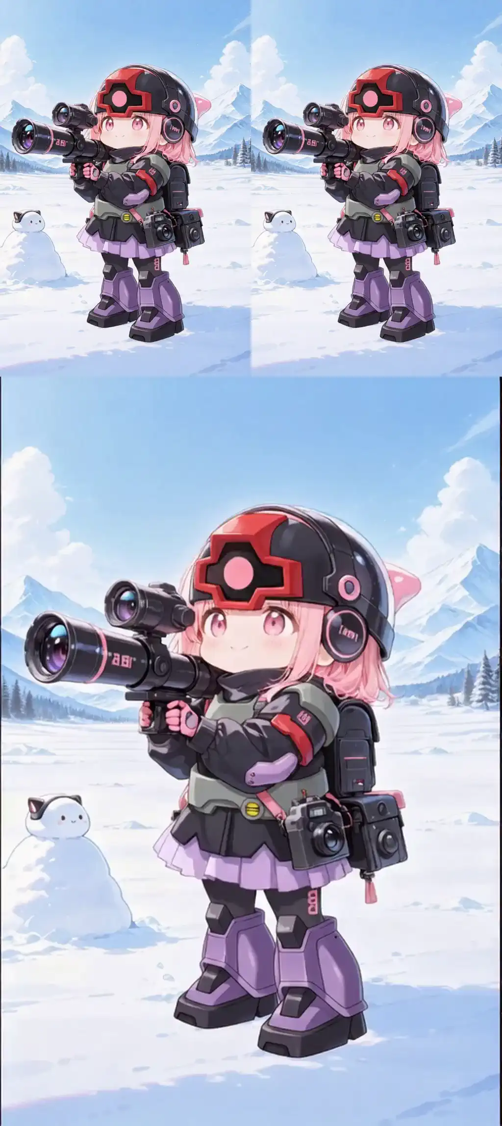 スノードム娘