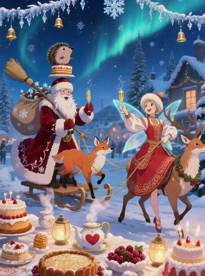 Зимняя сказка Рождественская! ❄️✨