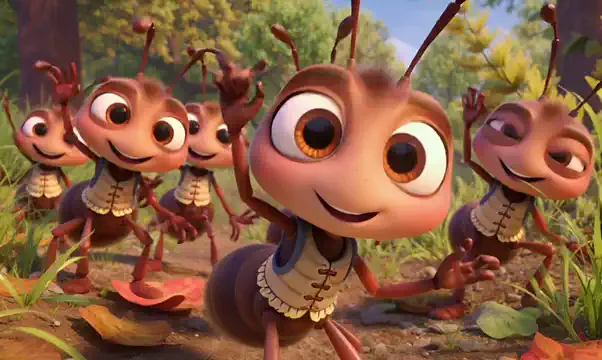 Pixar-Style Ant Antics