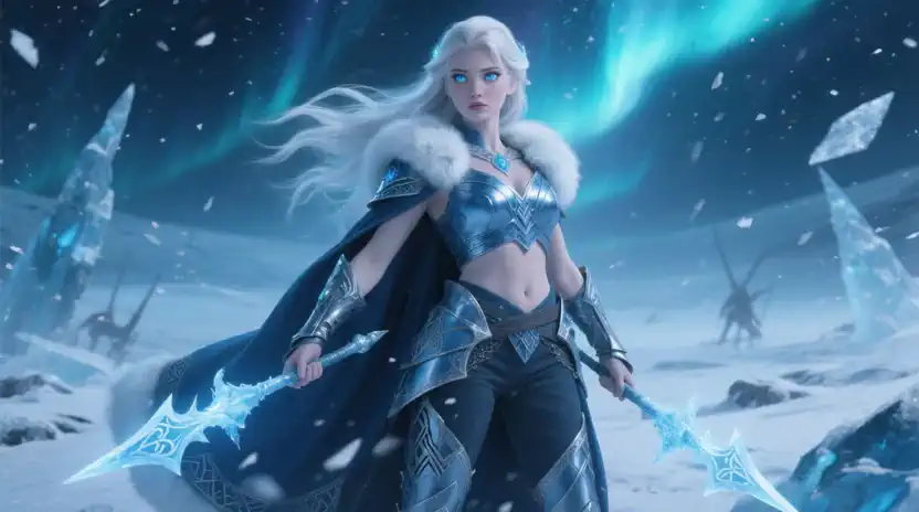 Frozen Valkyrie Short Film | SeaArt AI Animation Tutorial