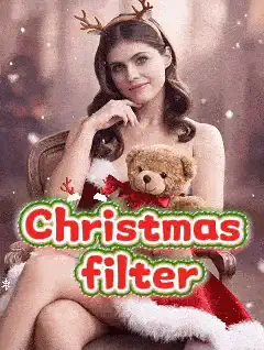 ตัวกรองคริสต์มาส AI