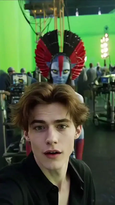 20 seconds of Avatar on set