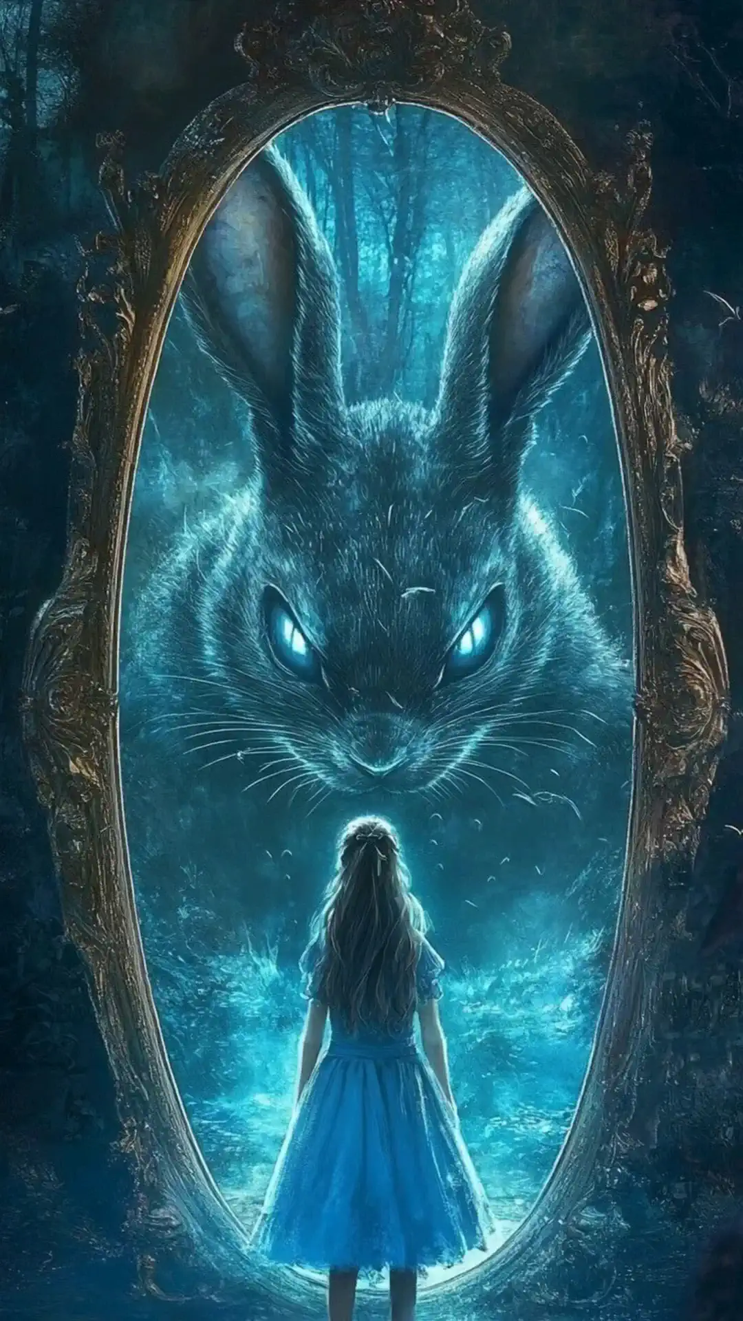 거울 속 토끼, 앨리스의 모험 시작! 🐰✨