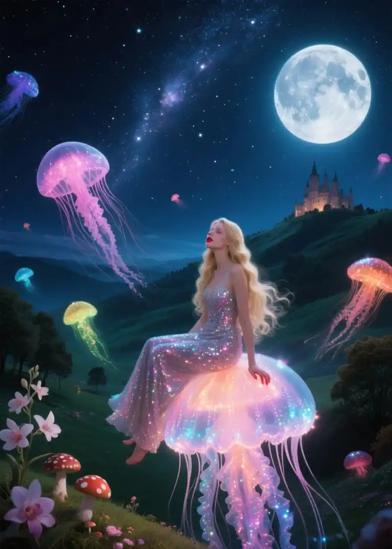 Dreamy Night: Jellyfish Ride! ✨