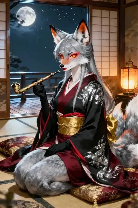 月夜に浮かぶ想い🌕🦊
