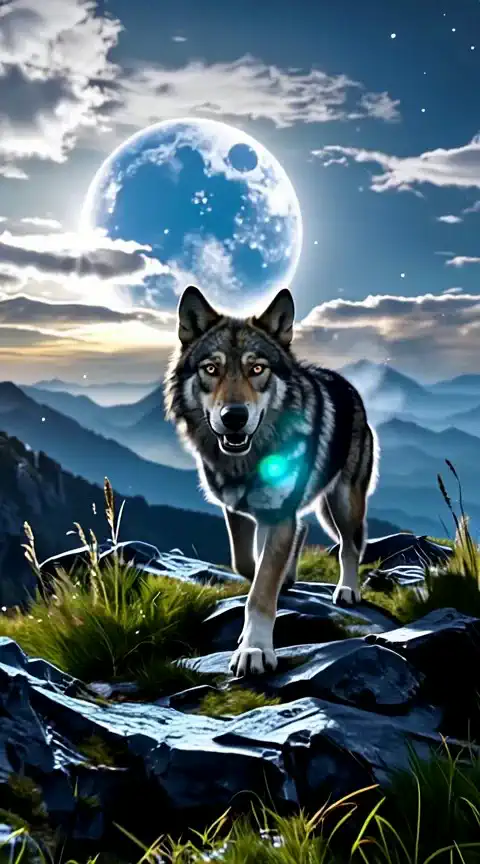 Moonlit Guardian 🐺✨
