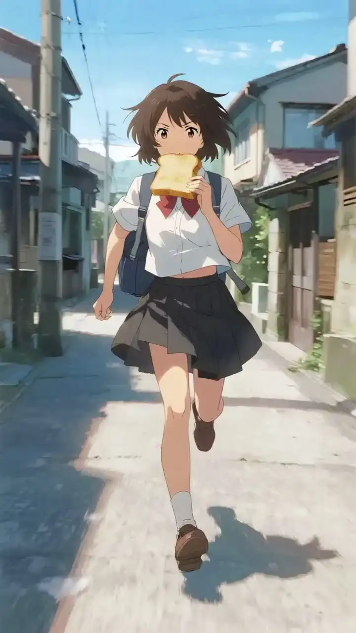 トーストは脱走できました