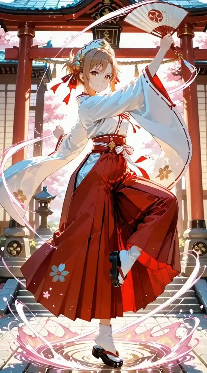 ソードアート・オンライン バトル 巫女の舞、桜舞う🌸✨