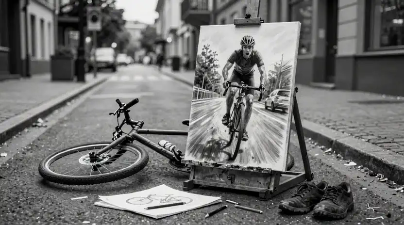 Art turned into reality? 🚴