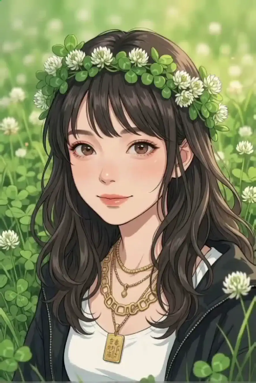 A Clover Flower Crown for You