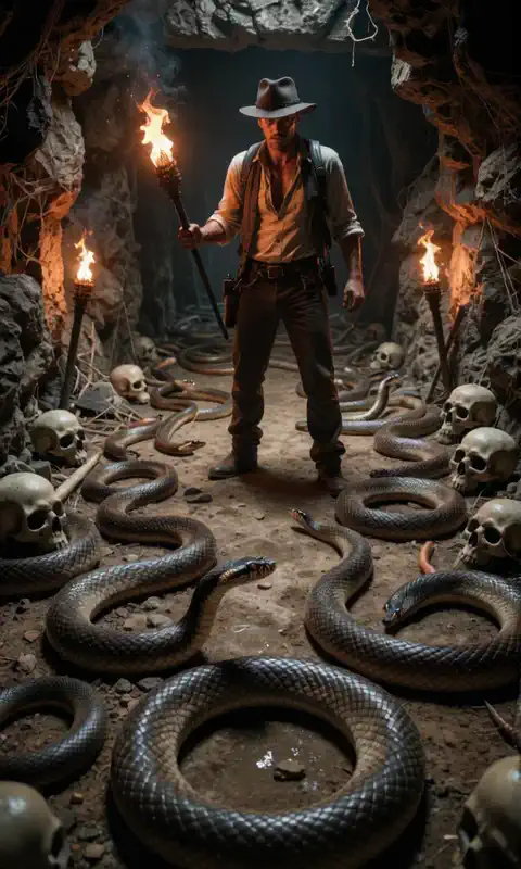 Whoa, snakes everywhere! 😱