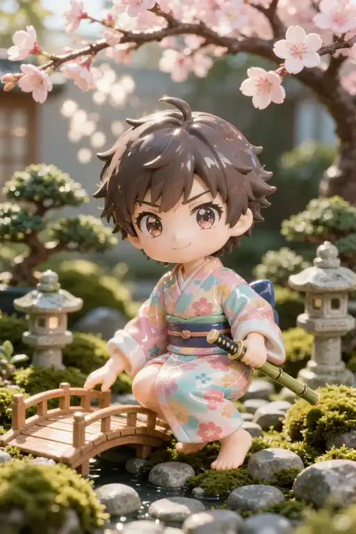 🌸桜の下のねんどろいど、可愛すぎ！