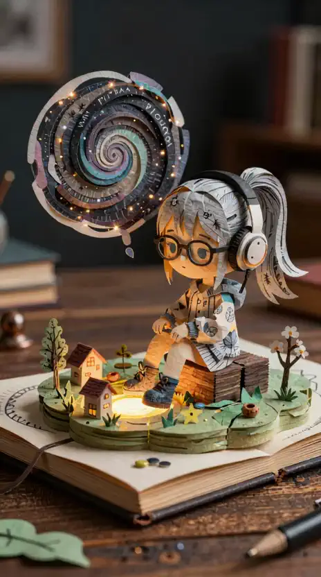 Quem é que tá sonhando dentro do livro? ✨
