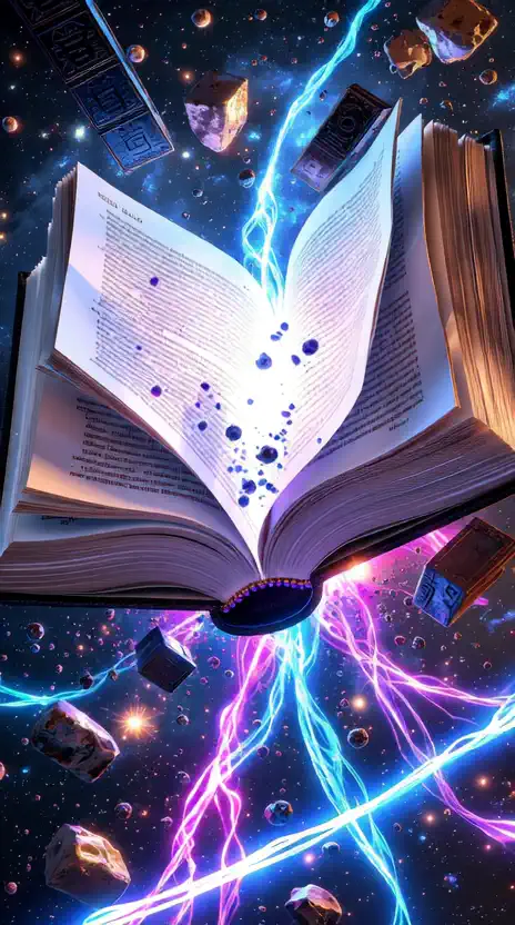 A magic book is hiding the whole universe ✨