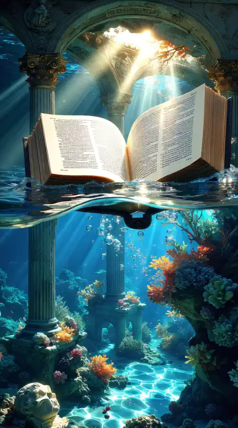 A Book Hiding Underwater Ruins 🤯