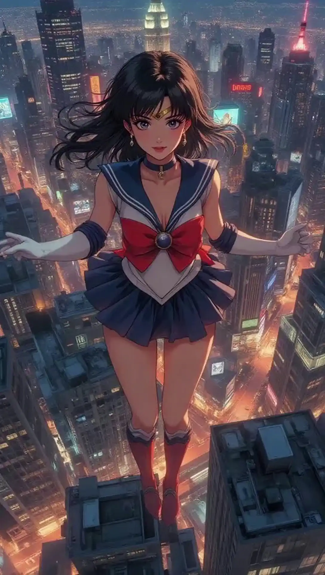 Sailor Mercury Falls into Darkness