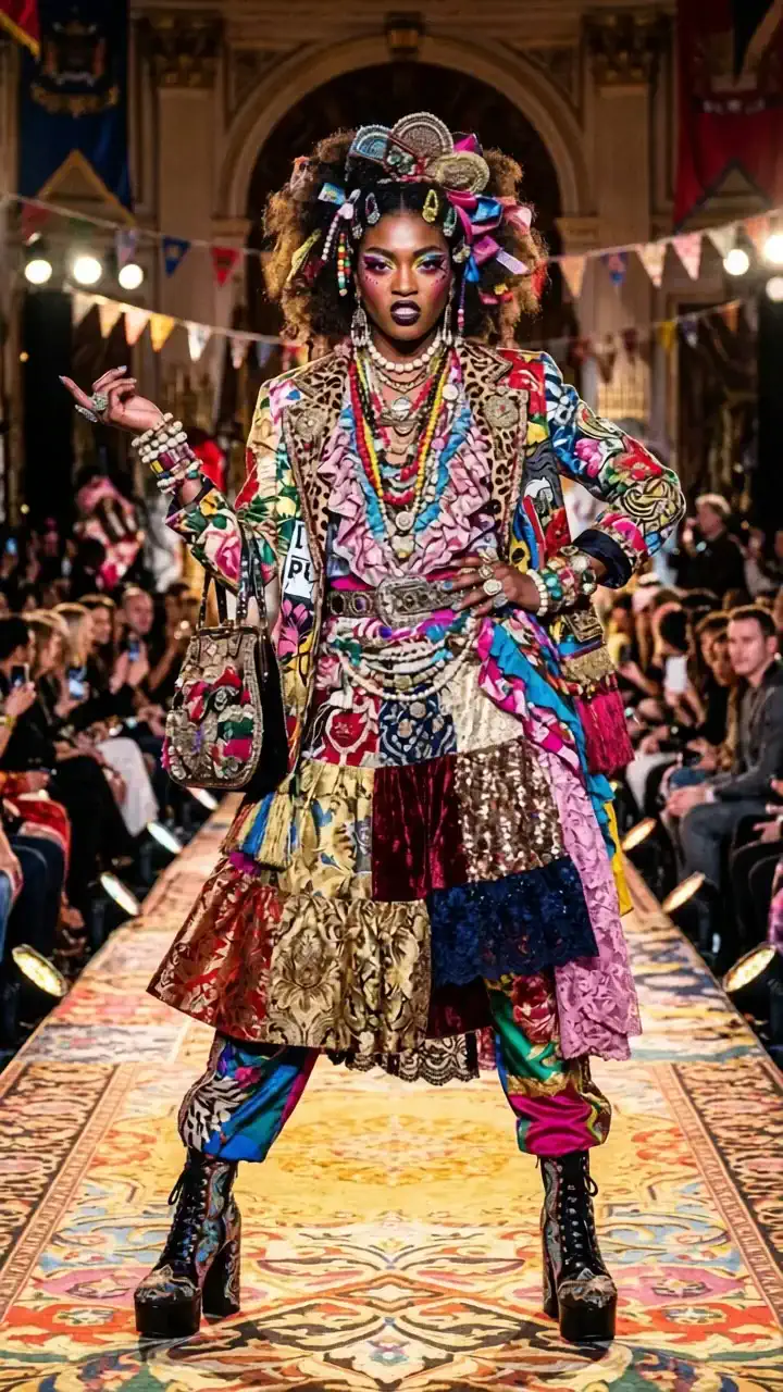 Maximalist Runway Elegance