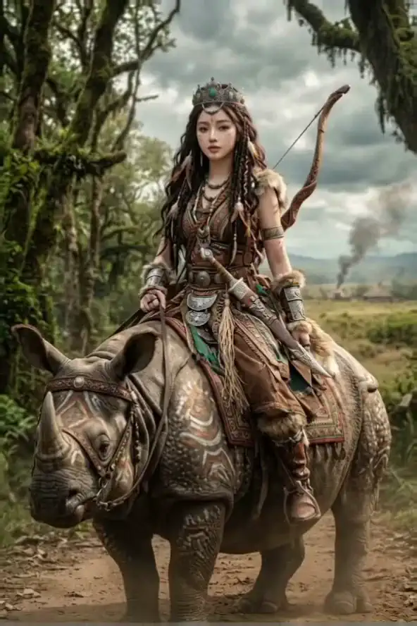 Tribal warrior Girl