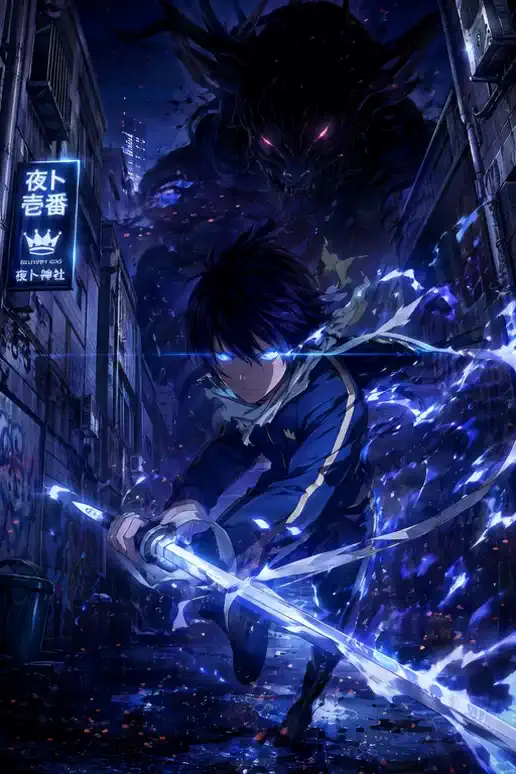 夜斗、妖怪、現代裏路地の死闘⚔️