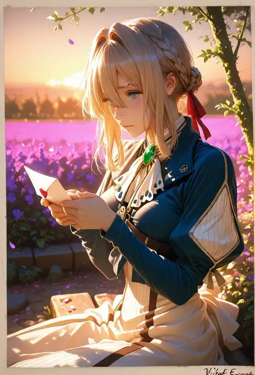 This sunset letter scene makes my heart ache 🥺