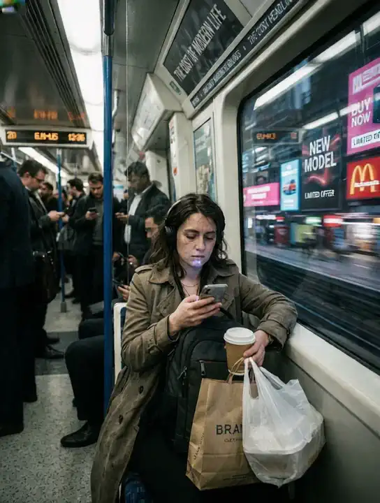 Do you also zone out on commute? 🚇
