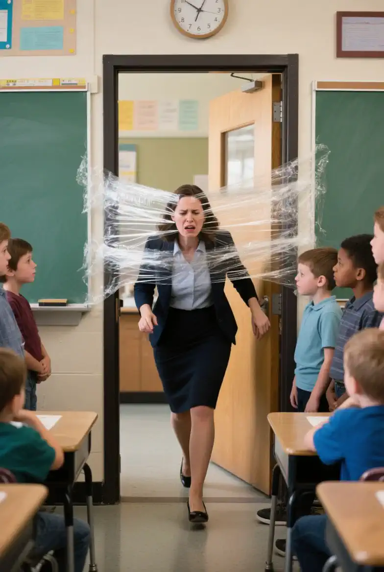 Plastic Wrap Prank!