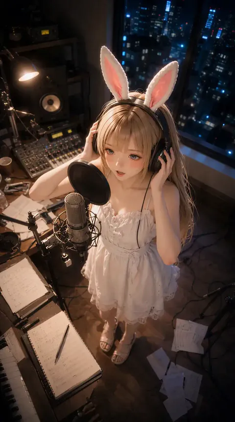 🎶🎵Gentle Voice in Midnight Studio🎤
