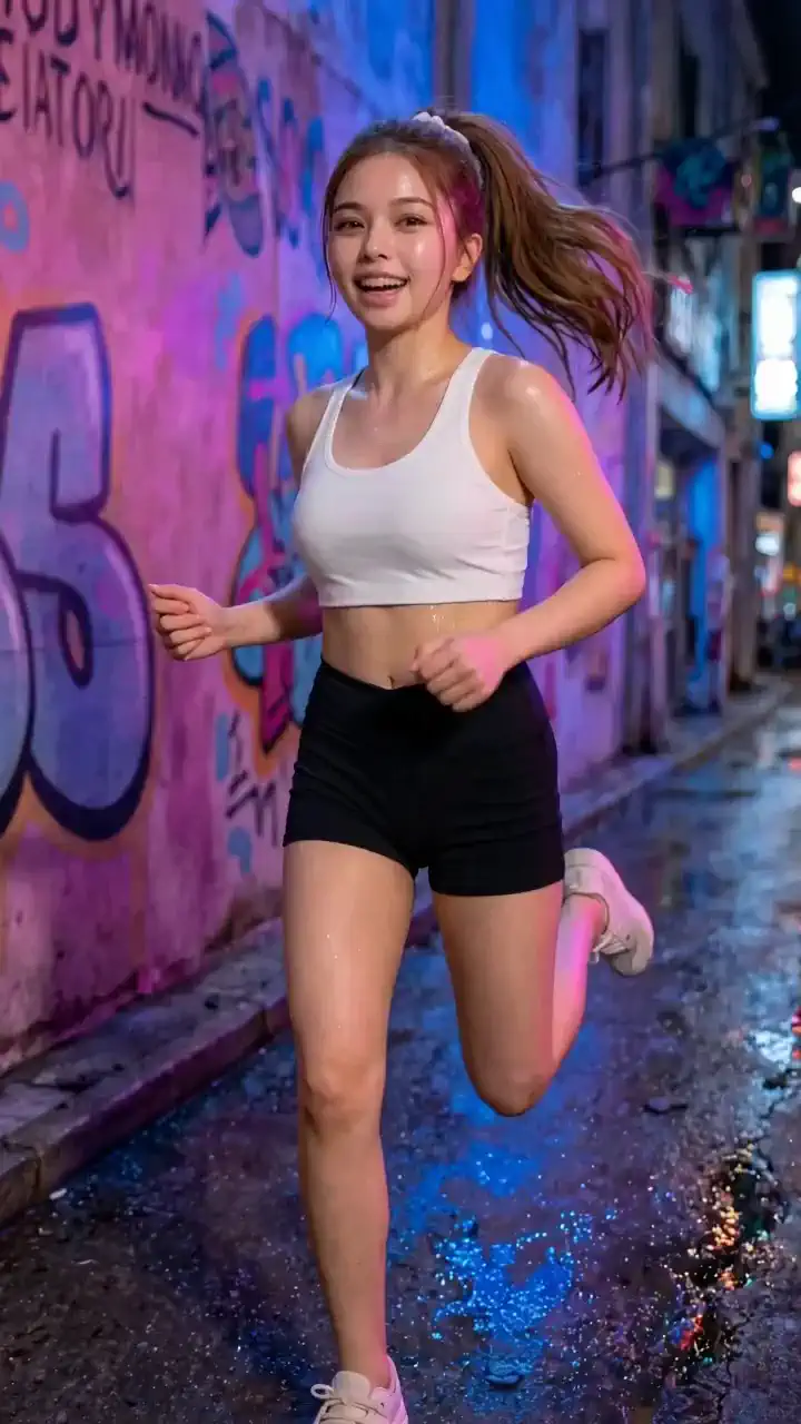 Night run glow is so satisfying ✨