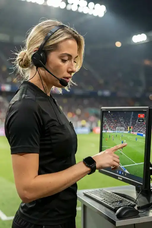 Weibliche Schiri im VAR-Check ⚽