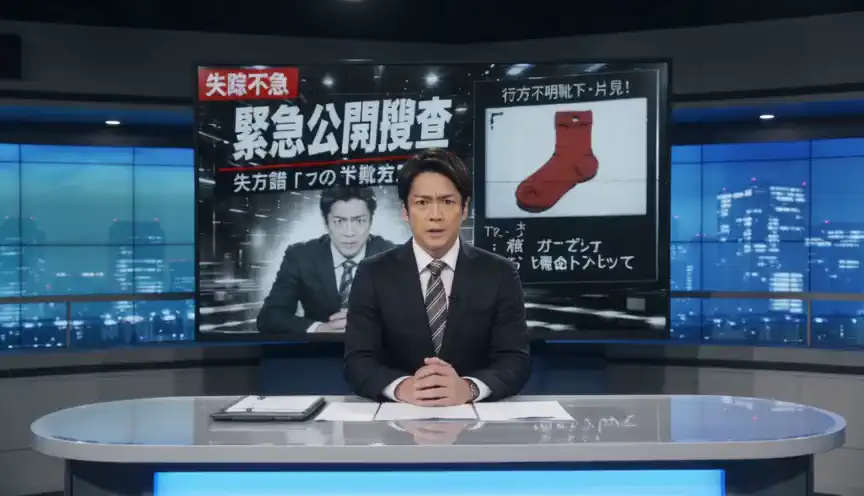 『緊急公開捜査番組――消えた赤い靴下――』