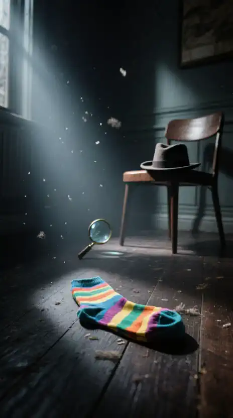 The missing sock case! 🔍
