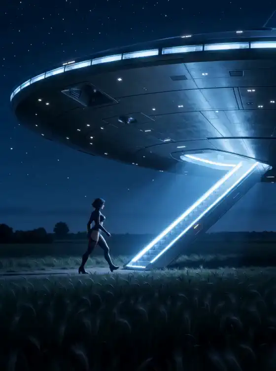 夜の空へ、さよなら地球🌌
