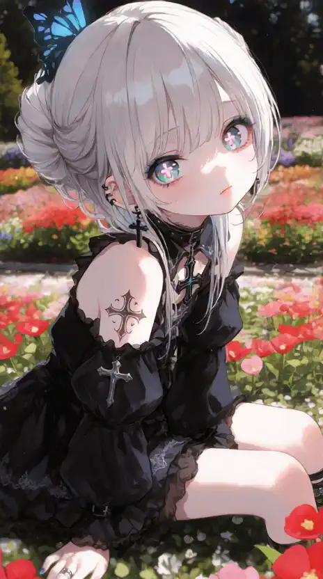 私のクセはお花の匂いを嗅ぐことです