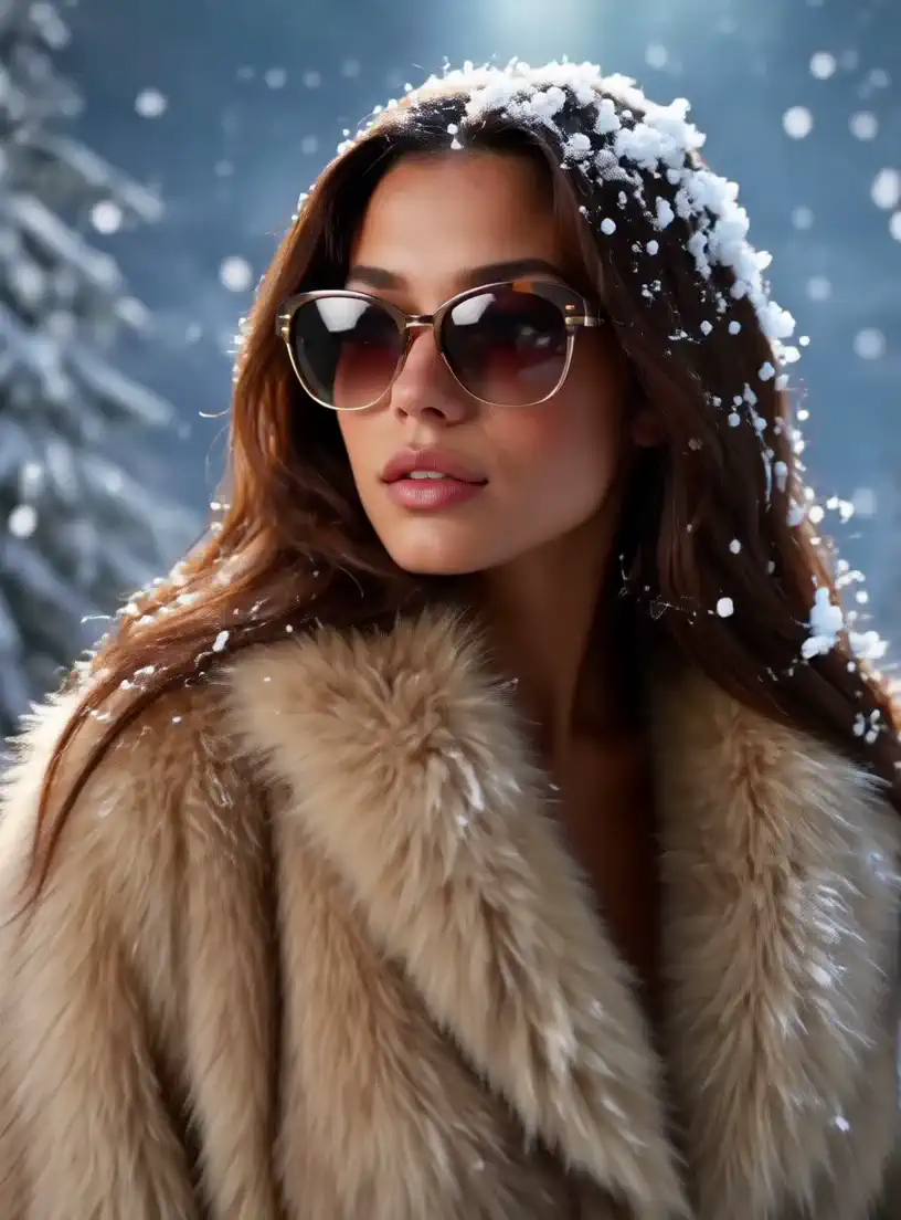 Snowy Fashion Shoot