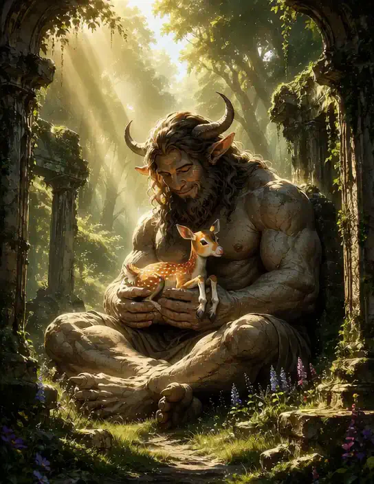 A Gentle Minotaur