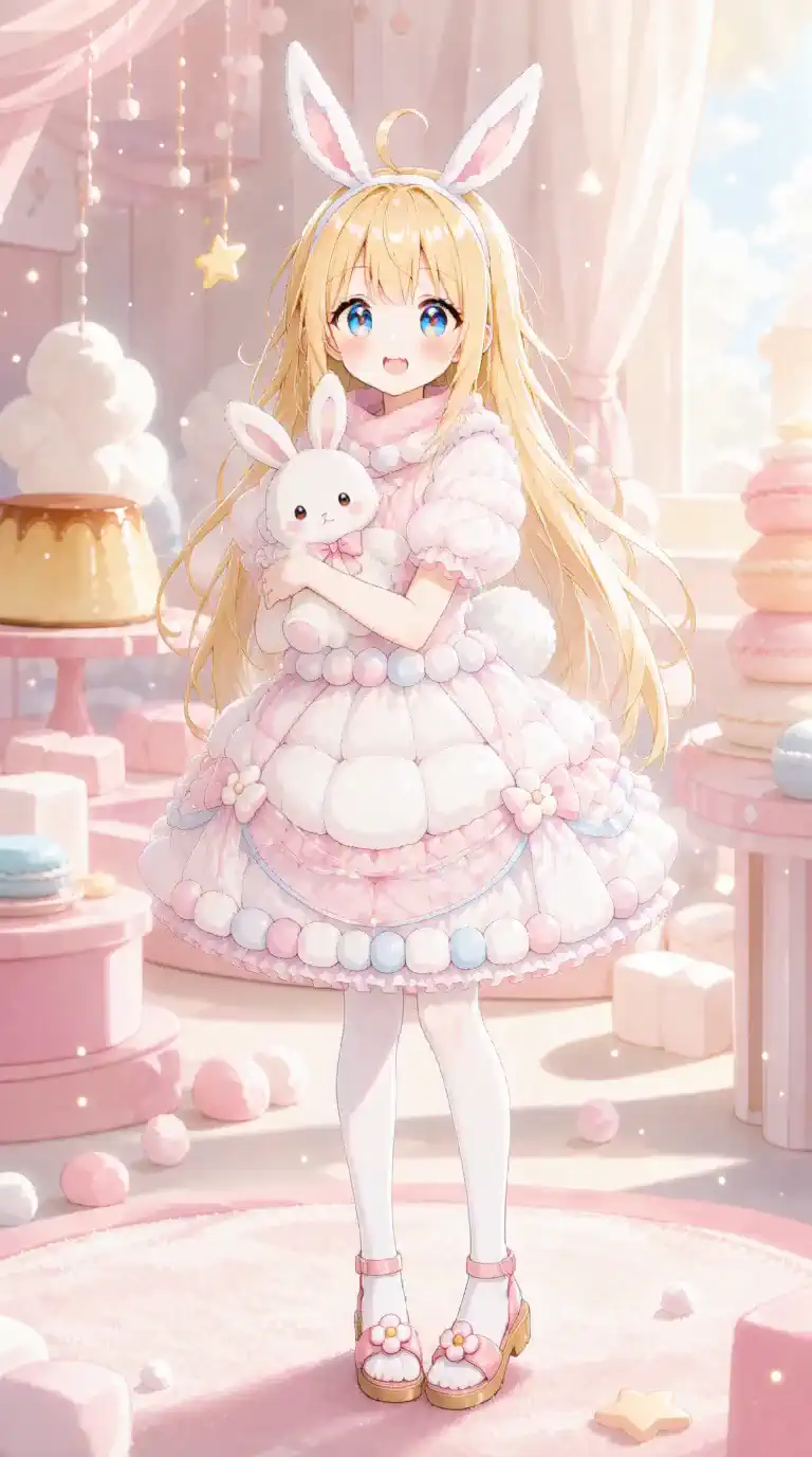 🐰 🍰 🍮 White Rabbit Dessert Wardrobe