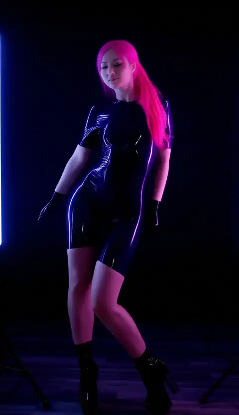 ltx_pbs Latex bodysuit, short arms and legs, Wan2.1, FLUX, SDXL and PONY