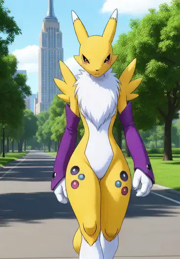 Wan2.1 T2V 14B Renamon Digimon (2003)