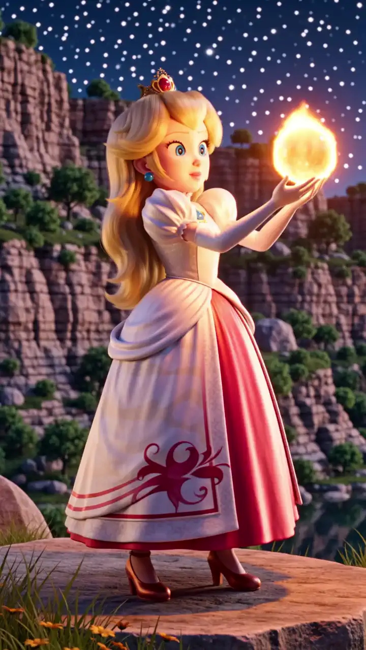 Princess Peach - The Super Mario Bros. Movie (Wan Video 2.2 T2V-A14B)