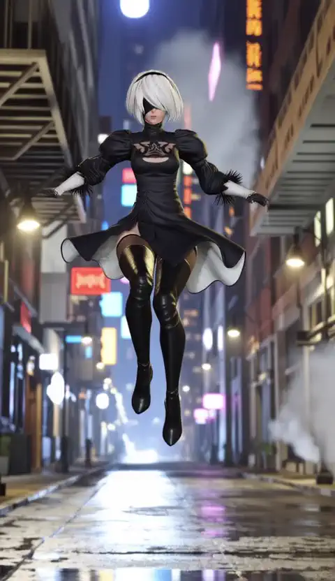 [Wan2.2 T2V & FLUX.1 D & XL & 1.5] 2B (‎YoRHa No.2 Type B) Nier:Automata