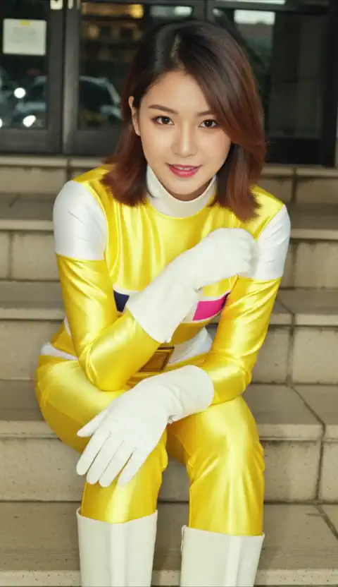 Wan2.2 Power Rangers In Space Suit (Denji Sentai Megaranger)